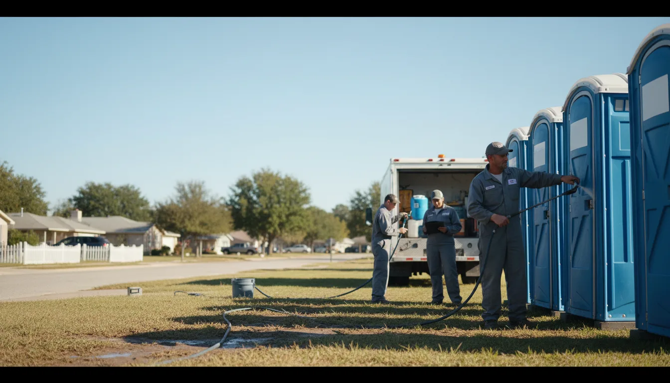 Long-Term Portable Toilet Rental in Pecos, TX near me